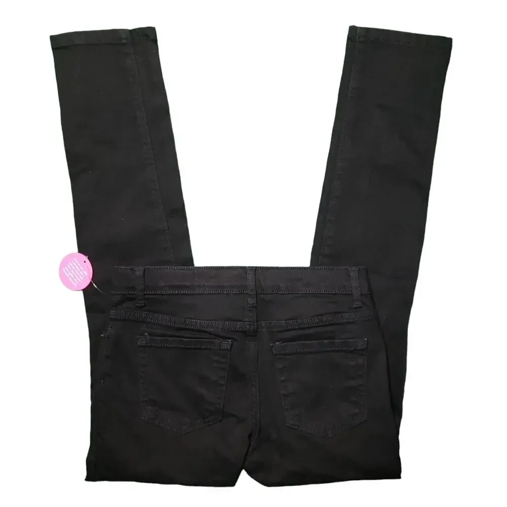 Children's Place Girls Super Skinny Jeans Black Denim Casual Size 10 NWT